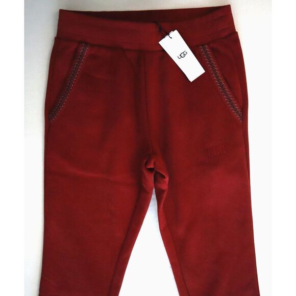 UGG 1151710 Men's Sz S Dark Cherry Red Tasman Jogger Pants - Picture 4 of 8